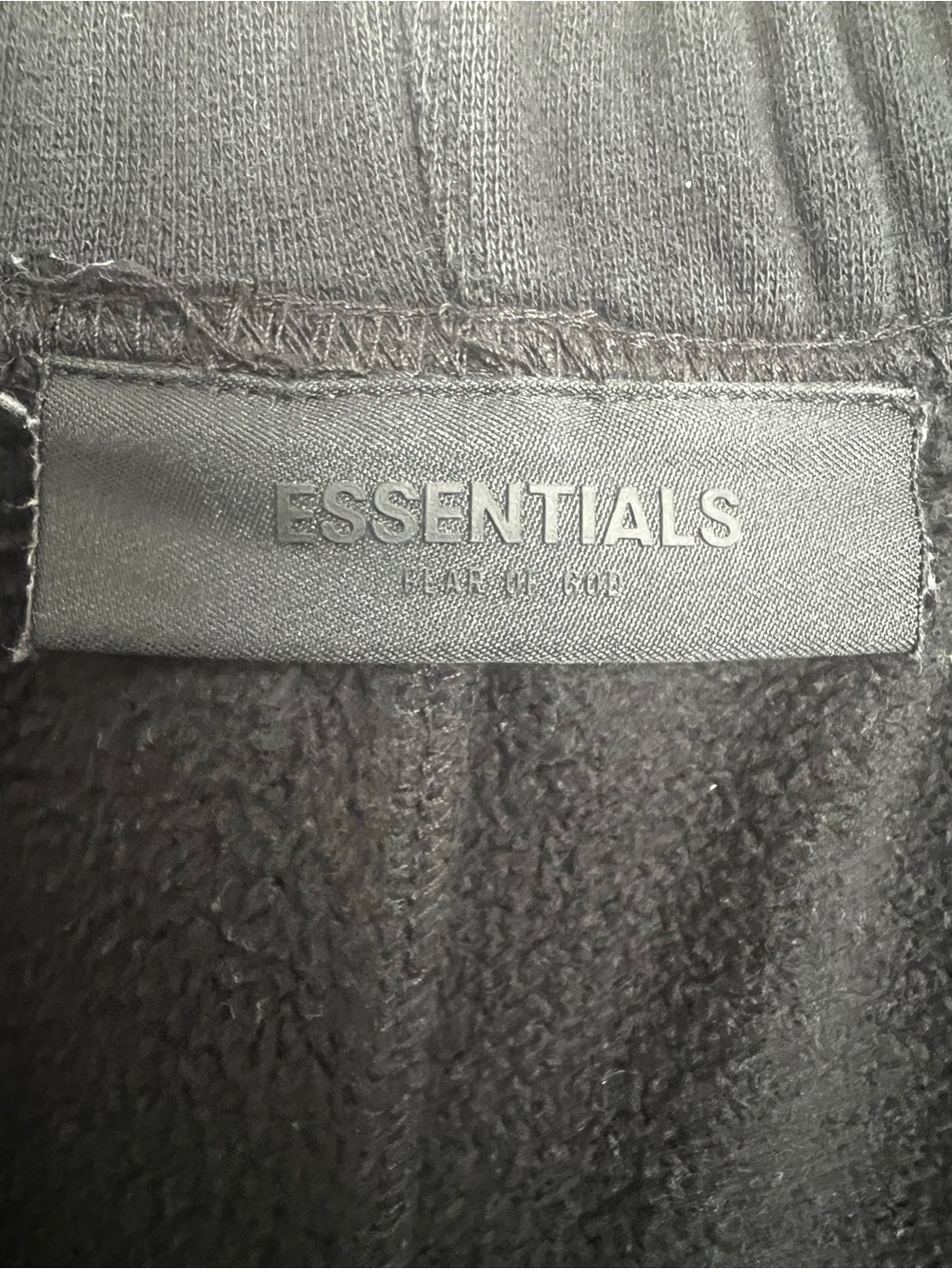 FEAR OF GOD ESSENTIALS Sweat Shorts Streetwear Casual Pockets Blk Size S - Picture 7 of 10